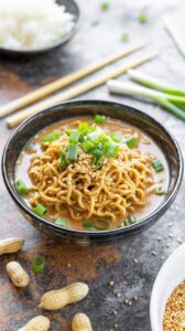 This Peanut Butter Ramen is a delightful fusion dish that combines the rich, creamy flavors of peanut butter with traditional ramen noodles.