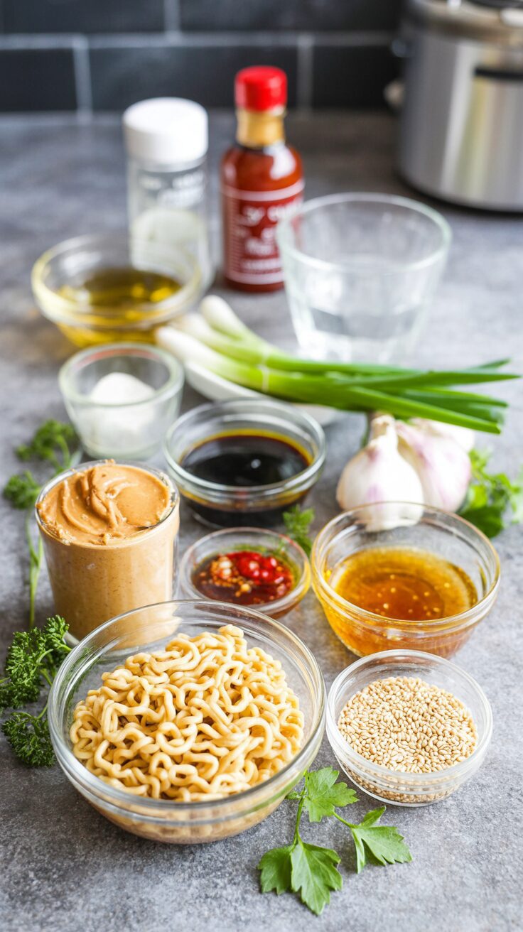 This Peanut Butter Ramen is a delightful fusion dish that combines the rich, creamy flavors of peanut butter with traditional ramen noodles.