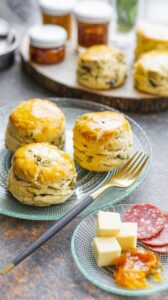 These savory scones are a delightful treat perfect for any occasion - they make an excellent addition to breakfast, brunch, or as a snack.