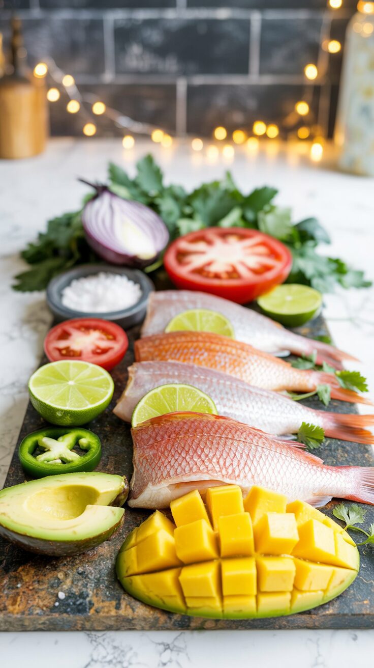 This refreshing red snapper ceviche is a vibrant, fresh and versatile dish that showcases the delicate flavors of fresh fish.