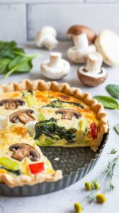 This winter vegetable quiche is a delightful dish that showcases seasonal nutritious vegetables - it's perfect for brunch or a cozy dinner.