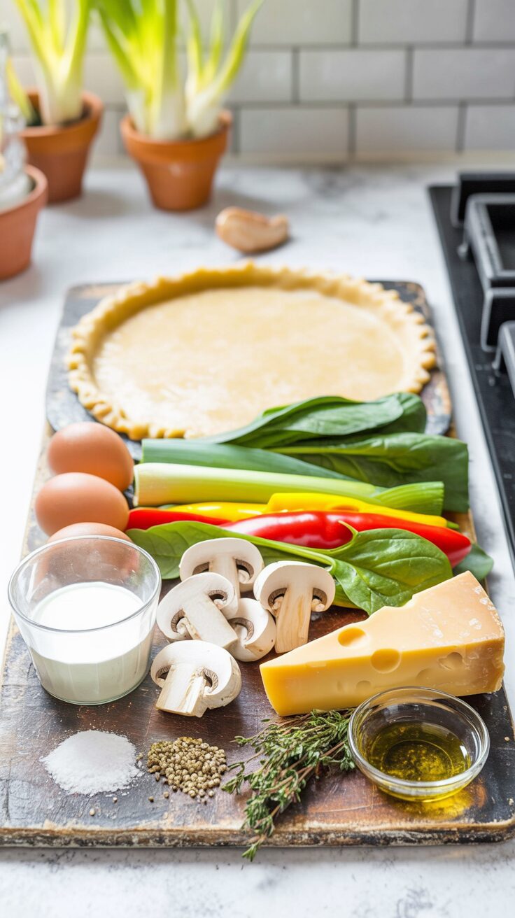 This winter vegetable quiche is a delightful dish that showcases seasonal nutritious vegetables - it's perfect for brunch or a cozy dinner.