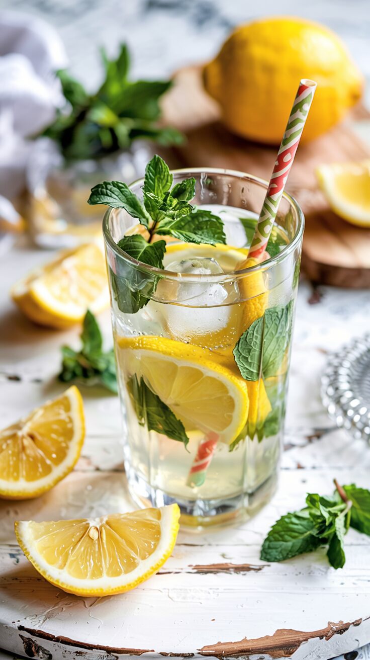 This rum cocktail with lemon is perfect for gatherings, combining rum, lemon juice, and sugar, for a balance of sweetness and tartness.