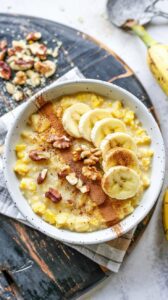 This Jamaican cornmeal porridge is a warm, delicious, healthy and comforting breakfast option that is both nutritious and satisfying.