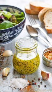 A Basil Vinaigrette is a versatile and flavorful dressing that enhances any salad with its fresh flavors, colorful look and healthy impact.