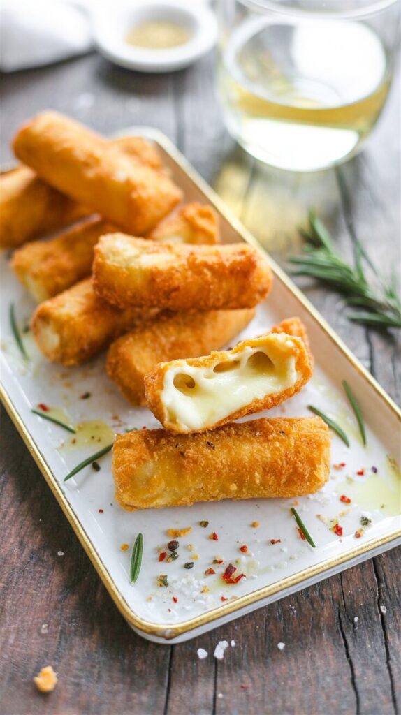 These homemade mozzarella cheese sticks are easy to make and a delicious snack or appetizer that everyone will love.